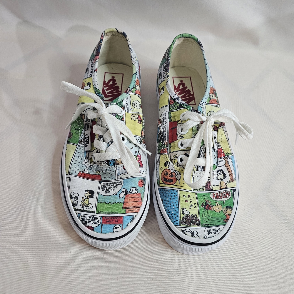Colorful Comic Print Sneakers
